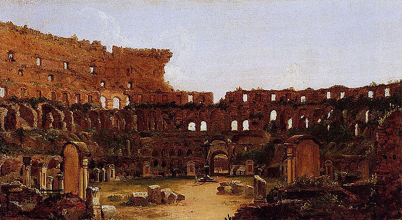 File:Cole Thomas Interior of the Colosseum Rome 1832.jpg
