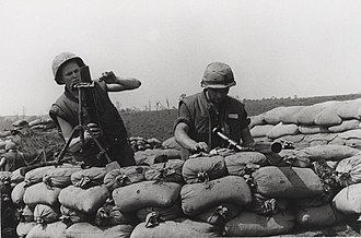 Company B, 1/26 Marines clean their 60mm mortars at Khe Sanh Combat Base Company B, 1.26 Marines clean their 60mm mortars at Khe Sanh Combat Base.jpg