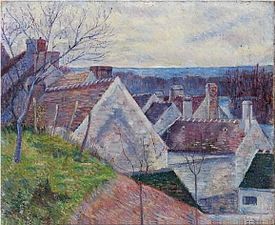 Les toits, le matin, 1892.