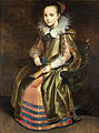Elisabeth Vekemans als meisje by Cornelis de Vos, ca. 1625