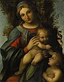 Корреджо, «Мадонна з немовлям і Іваном Хрестителем» , 1514