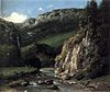 Courbet - Strøm i Jura-fjellene (Torrenten), olje på kanver, 1872-3.jpg