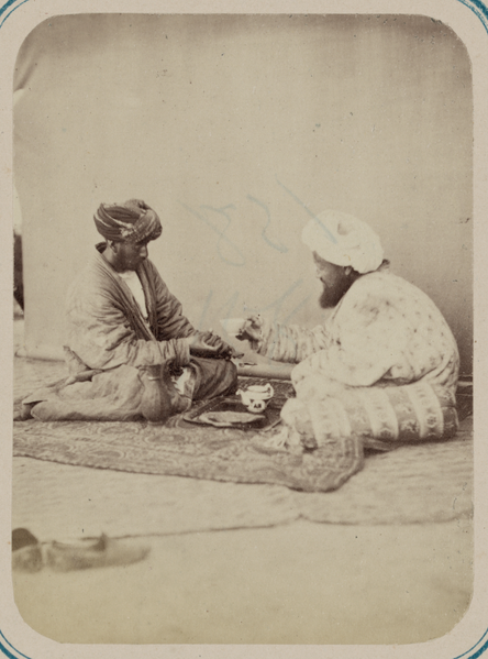 File:Customs of Central Asians. Entertaining with Tea WDL10838.png