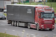 Беларуская: Грузавік DAF XF. Мінск, Беларусь English: DAF XF truck. Minsk, Belarus Русский: Грузовой автомобиль DAF XF. Минск, Беларусь