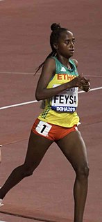 Hawi Feysa Ethiopian athlete