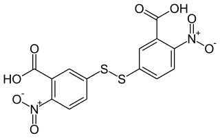 <span class="mw-page-title-main">Ellman's reagent</span> Chemical compound