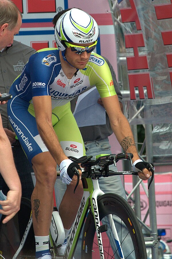 Caruso at the 2012 Giro d'Italia