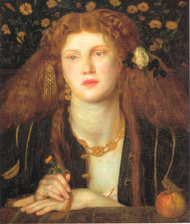 Bocca Baciata van Dante Gabriel Rossetti (1859)