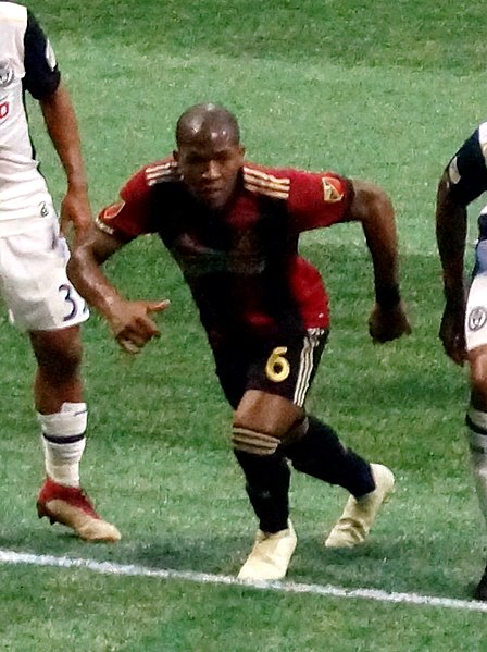 Nagbe playing for Atlanta United FC in 2018