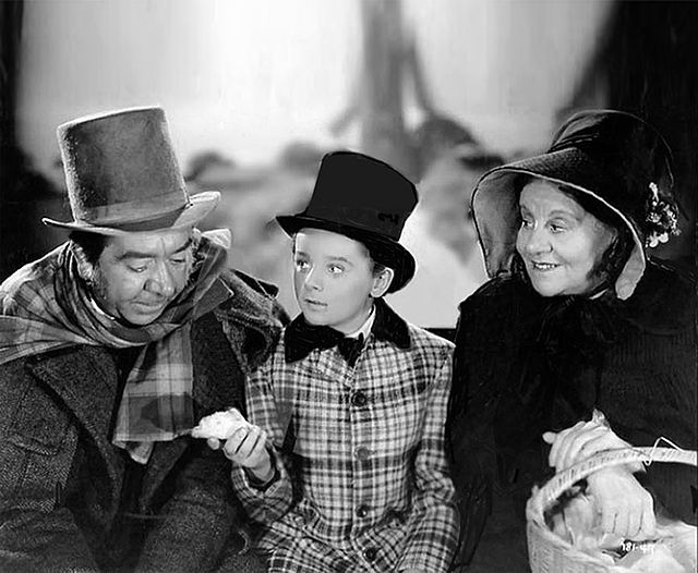 Herbert Mundin, Bartholomew and Jessie Ralph in David Copperfield (1935)