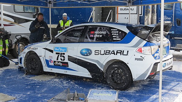 Subaru Impreza WRX STi at the 2013 Sno*Drift Rally