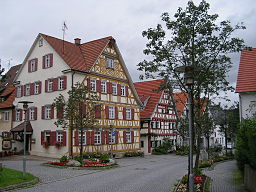 Marktstrasse in Deizisau (market street, Deizisau, Germany)
