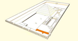Djoser-Pyramide: Erforschung, Bau der Pyramide und des Komplexes, Die Stufenpyramide