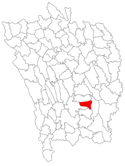 Location of Dodești