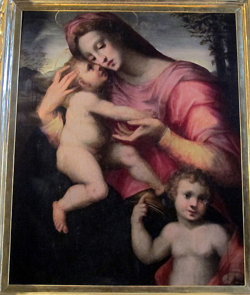 File:Domenico puligo, madonna col bambino di ruballa 02.JPG