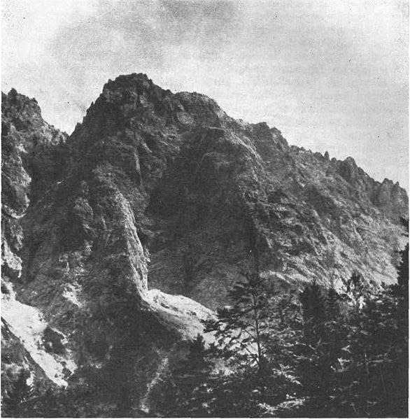 File:Dovški Gamzovec (2440 m) od jugozapada 1941.jpg