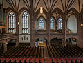 The interior of the Dreikönigskirche, Frankfurt, as seen from the transept (DXR)