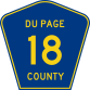 DuPage County 18 Rute IL.svg