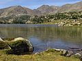 Français : Lac de Dugues avec le Carlit, Angoustrine, Pyrénées-Orientales, France