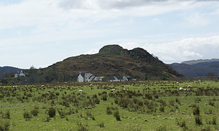 Dunadd hill fort in Scotland