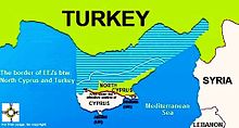 The border of EEZs as claimed by Northern Cyprus and Turkey EEZ border between North Cyprus and Turkey.jpg