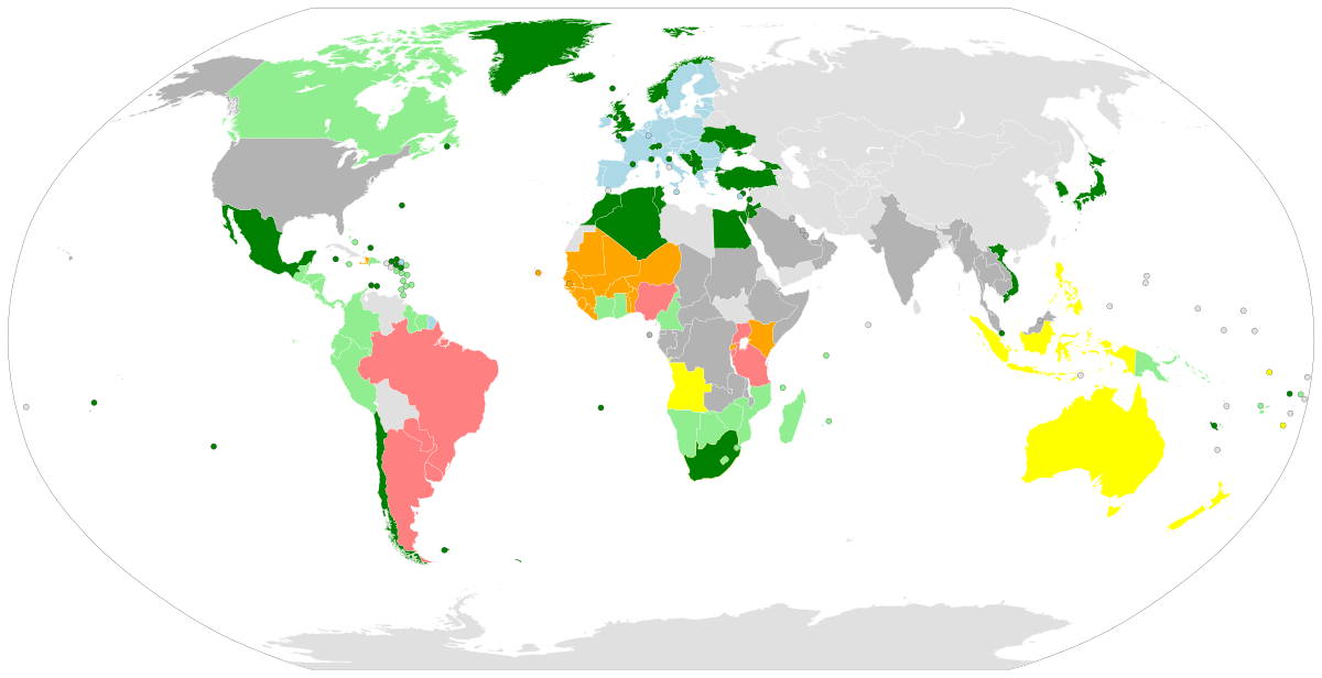 Free trade agreements of the European Union - Wikipedia