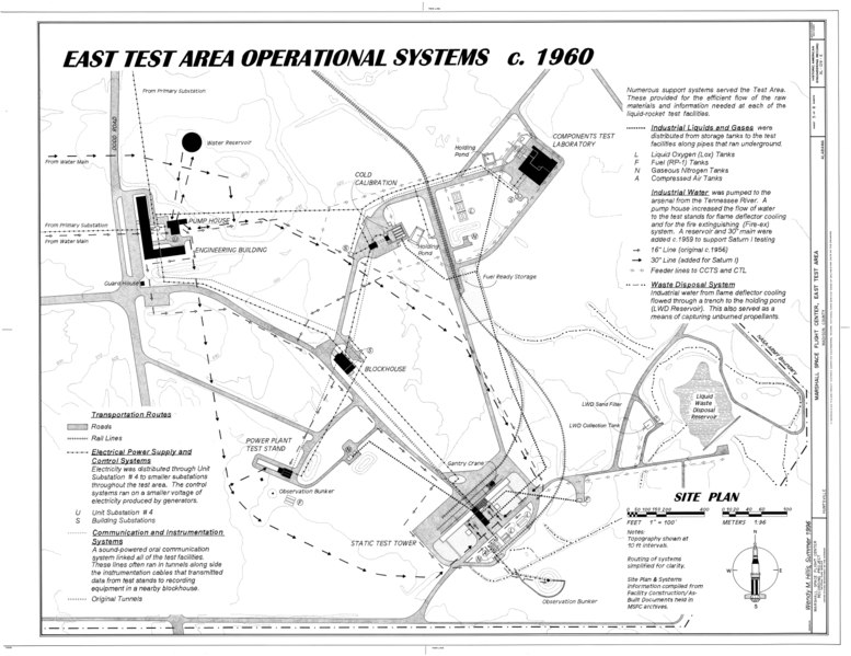 File:East Test Area Operational Systems c. 1960 - Marshall Space Flight Center, East Test Area, Dodd Road, Huntsville, Madison County, AL HAER ALA,45-HUVI.V,7F- (sheet 5 of 6).tif