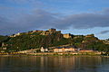 Die Festung Ehrenbreitstein aus dem 16. Jahrhundert wurde in ihrer heutigen Gestalt 1817 und 1828 neu errichtet