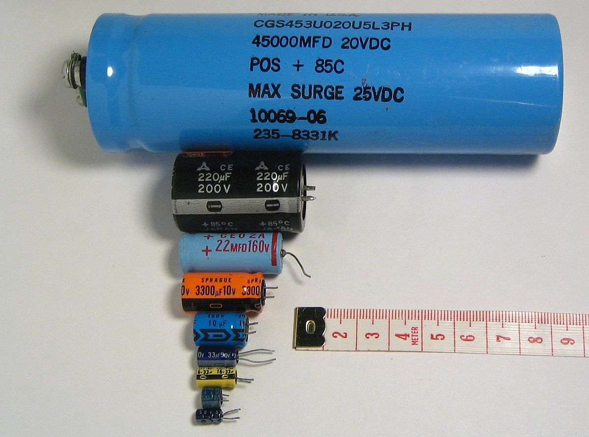 Enumerar Subproducto Cayo Condensador electrolítico - Wikipedia, la enciclopedia libre