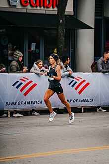 Sisson at the 2023 Chicago Marathon Emily Sisson 2023 Chicago Marathon.jpg