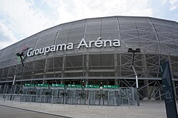 A döntő helyszíne, a Groupama Aréna
