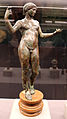 Ancient Roman bronze statuette in the Museo archeologico nazionale (Florence).