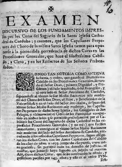 File:Examen discursivo de los fundamentos impresos por los Curas del Sagrario de la Santa Iglesia Cathedral de Cordoba (IA A10907110).pdf