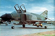 Eine F-4D mit zwei BOLT-117 während des Vietnamkrieges 1971