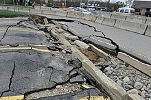 Flood damage, Warwick, 2010 FEMA - 43628 - Rhode Island road damage.jpg