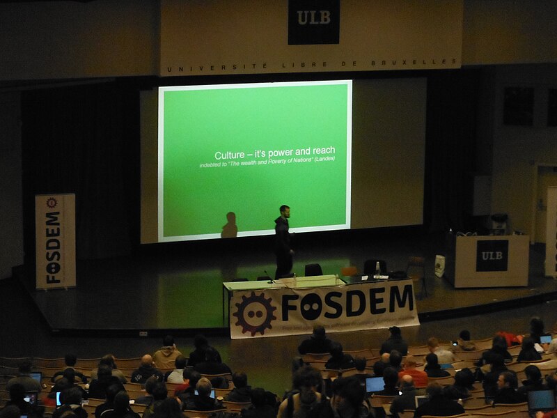 File:FOSDEM Belgium 2013.jpg