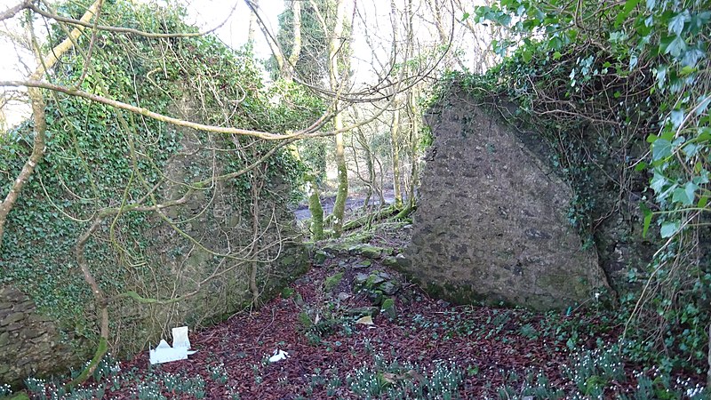 File:Feed store walls, Templehouse, Dunlop, East Ayrshire.jpg