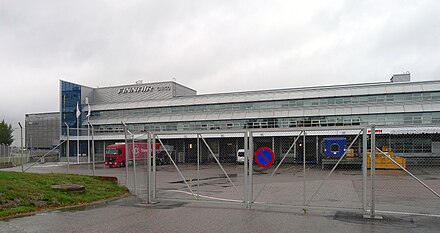 The Finnair Cargo building.