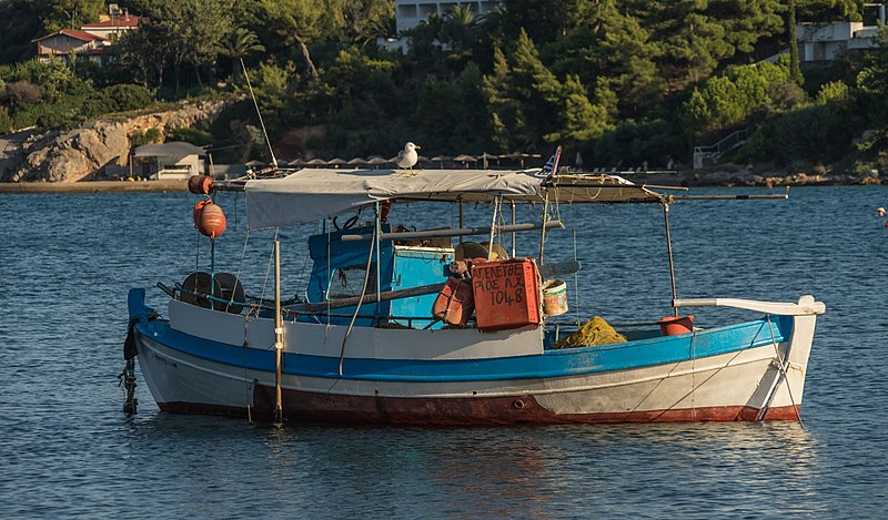 File:Fishing boat Aghios Eleftherios, Aghios Minas, Chalkida, Greece.jpg