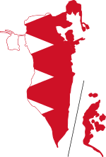 Flag-map of Bahrain.svg