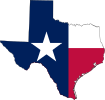 Flag-map of Texas.svg