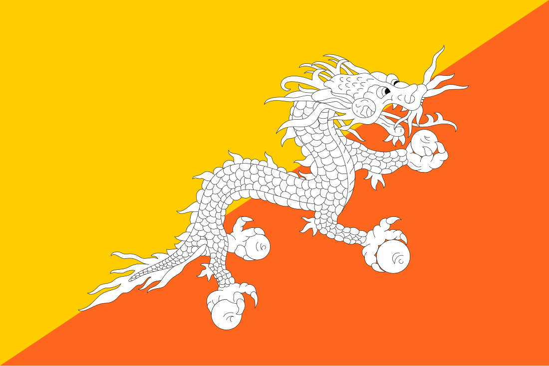 File:Flag of Bhutan.svg