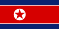 Flag of North Korea (1948–1992) alternative colours tone version.svg