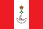 Vlag van die Koninklike Militêre Kollege van Kanada waarop die huidige vlag van Kanada gebaseer is