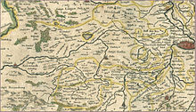 Die Landgrafschaft Thüringen um 1645 (nach Blaeu, Ausschnitt)