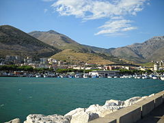 Formia and the Aurunci mountains.