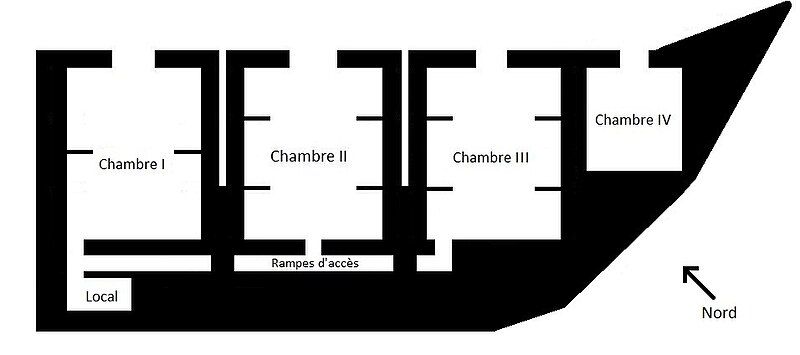 File:Fort de Planoise - batterie de mortiers - plan.JPG