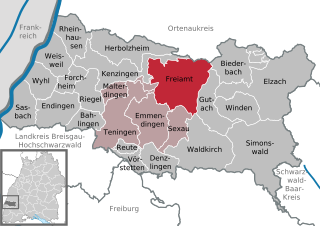 Läget för Freiamt i Landkreis Emmendingen