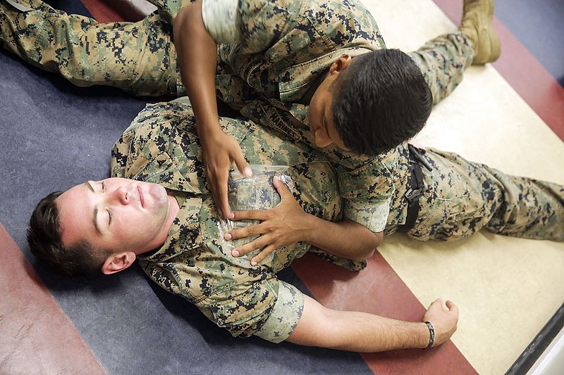 File:From tourniquets to combat gauze, Marines learn life-saving skills 160803-M-ML847-079.jpg