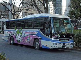 深谷観光バス「ふっかちゃん」ラッピングバス